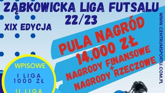 Ząbkowicka Liga Futsalu 2022/2023 - Ruszyły zapisy!