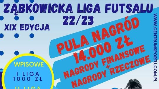 Ząbkowicka Liga Futsalu 2022/2023 - ruszyły zapisy!