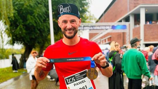 Ząbkowicki policjant przebiegł maraton w Amsterdamie