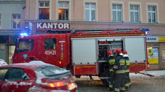 ZADYMIENIE PRZYCZYNĄ DZIAŁANIA STRAŻY W DZIERŻONIOWIE 