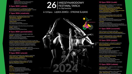 Zapowiedź - 26. Międzynarodowy Festiwal Tańca w Lądku-Zdroju