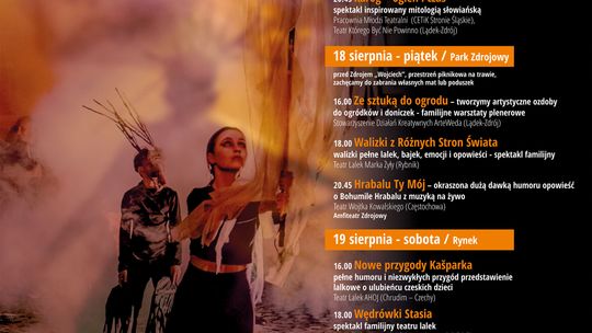 Zapraszamy na 8. Festiwal Letnie Zderzenie Teatrów w Lądku-Zdroju.
