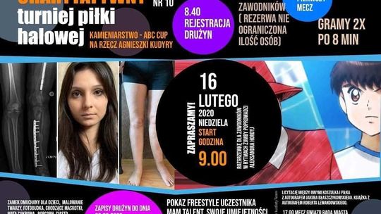 ZAPRASZAMY NA CHARYTATYWNY TURNIEJ PIŁKI HALOWEJ W BIELAWIE