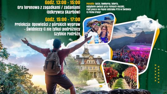 ZAPRASZAMY NA GMINNE OBCHODY ŚWIATOWEGO DNIA TURYSTYKI POŁĄCZONE Z WIELKIM OTWARCIEM WINOBRANIA