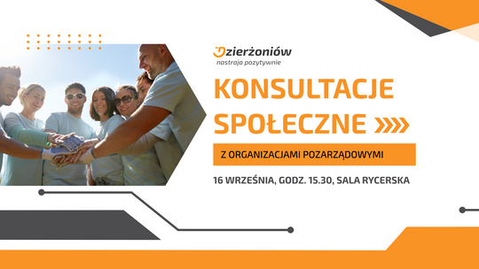 Zapraszamy na konsultacje organizacje pozarządowe