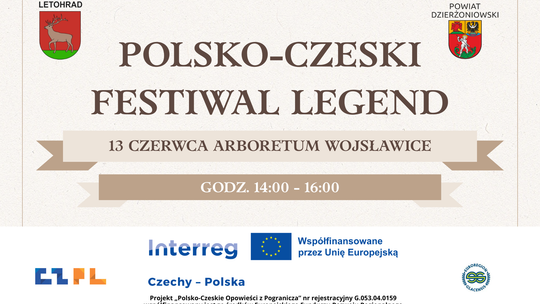 Zapraszamy na Polsko-Czeski Festiwal Legend w Arboretum Wojsławice