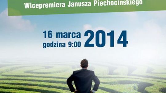 ZAPRASZAMY NA SPOTKANIE Z WICEPREMIEREM