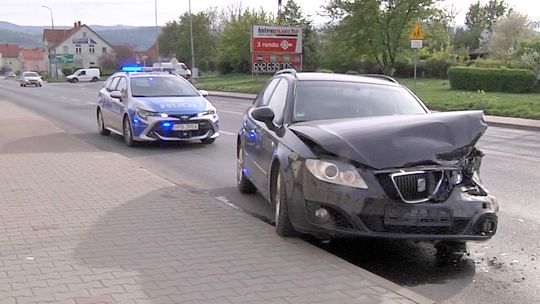 Zderzenie 6 pojazdów w Bielawie