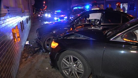 Zderzenie Audi z Mercedesem w Bielawie