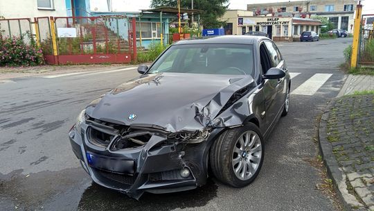 Zderzenie BMW z Renault