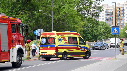 Zderzenie osobówek w Dzierżoniowie