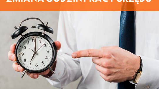 ZMIANA GODZIN PRACY DZIERŻONIOWSKIEGO URZĘDU