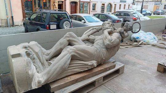 ZNALEZISKO POD FIGURĄ ŚW. KRZYSZTOFA W KŁODZKU