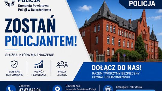 Zostań policjantem – wybierz służbę z misją i pewną przyszłością