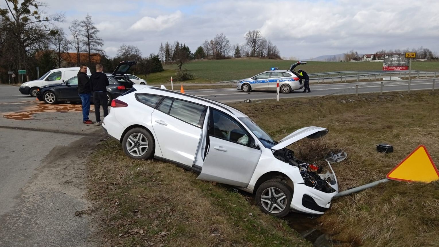 Wypadek Na Obwodnicy Uciechowa