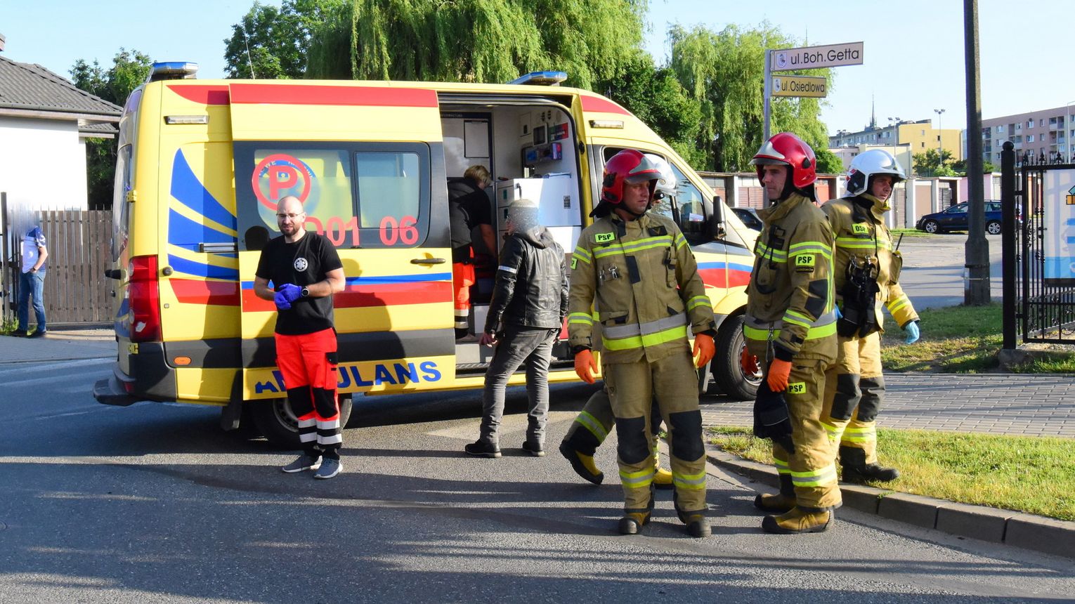 Wypadek Z Udzia Em Motocyklisty W Bielawie