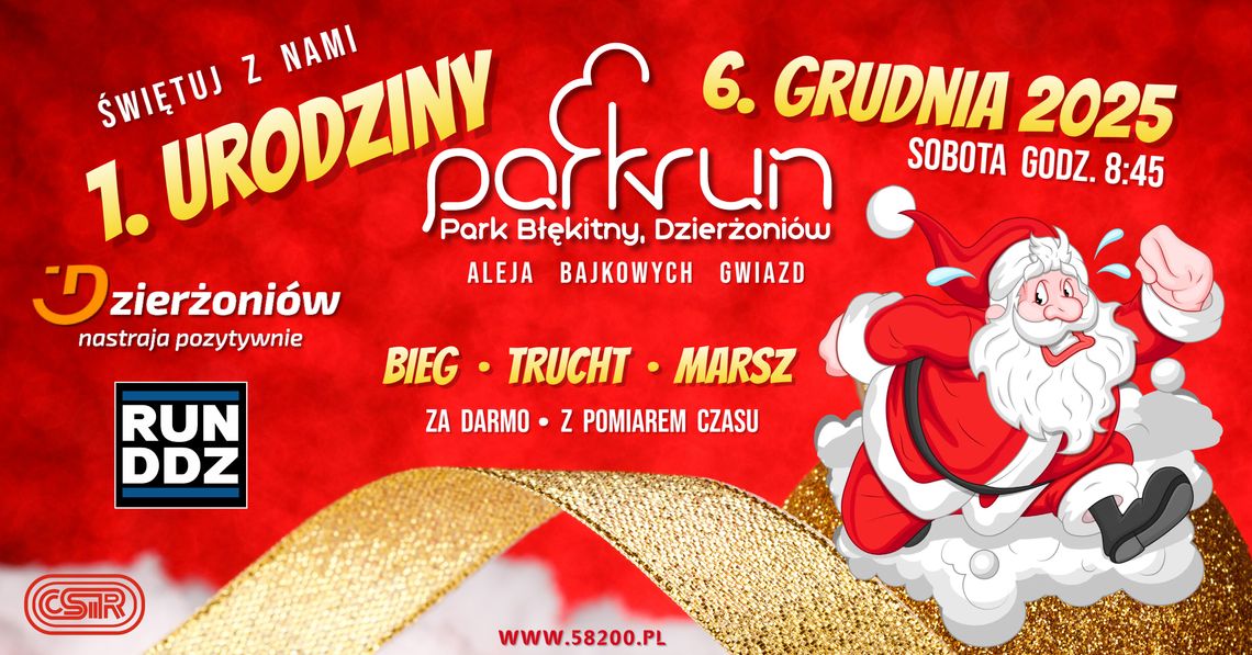 1. urodziny parkrun Park Błękitny
