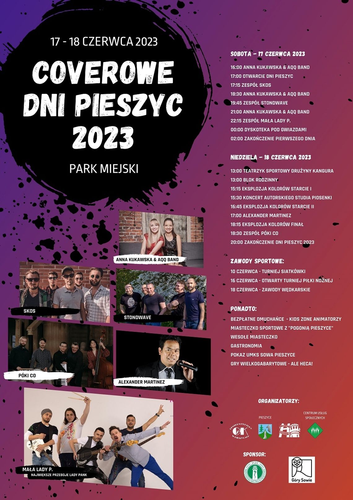 17 - 18 VI: Zapraszamy na Dni Pieszyc 2023