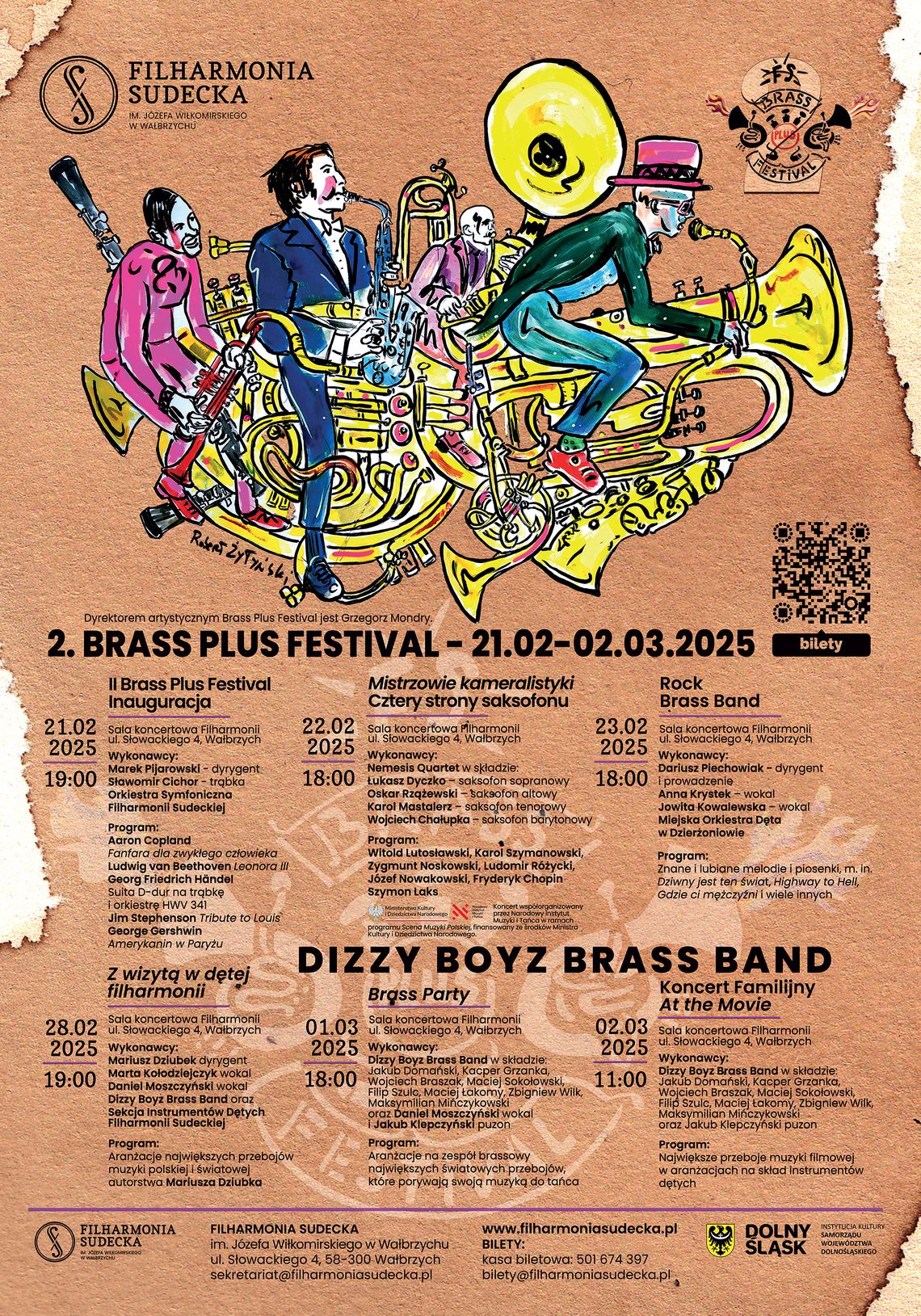 2. BRASS PLUS FESTIVAL CZYLI KONCERTY Z ENERGIĄ DO POTĘGI DĘTEJ!