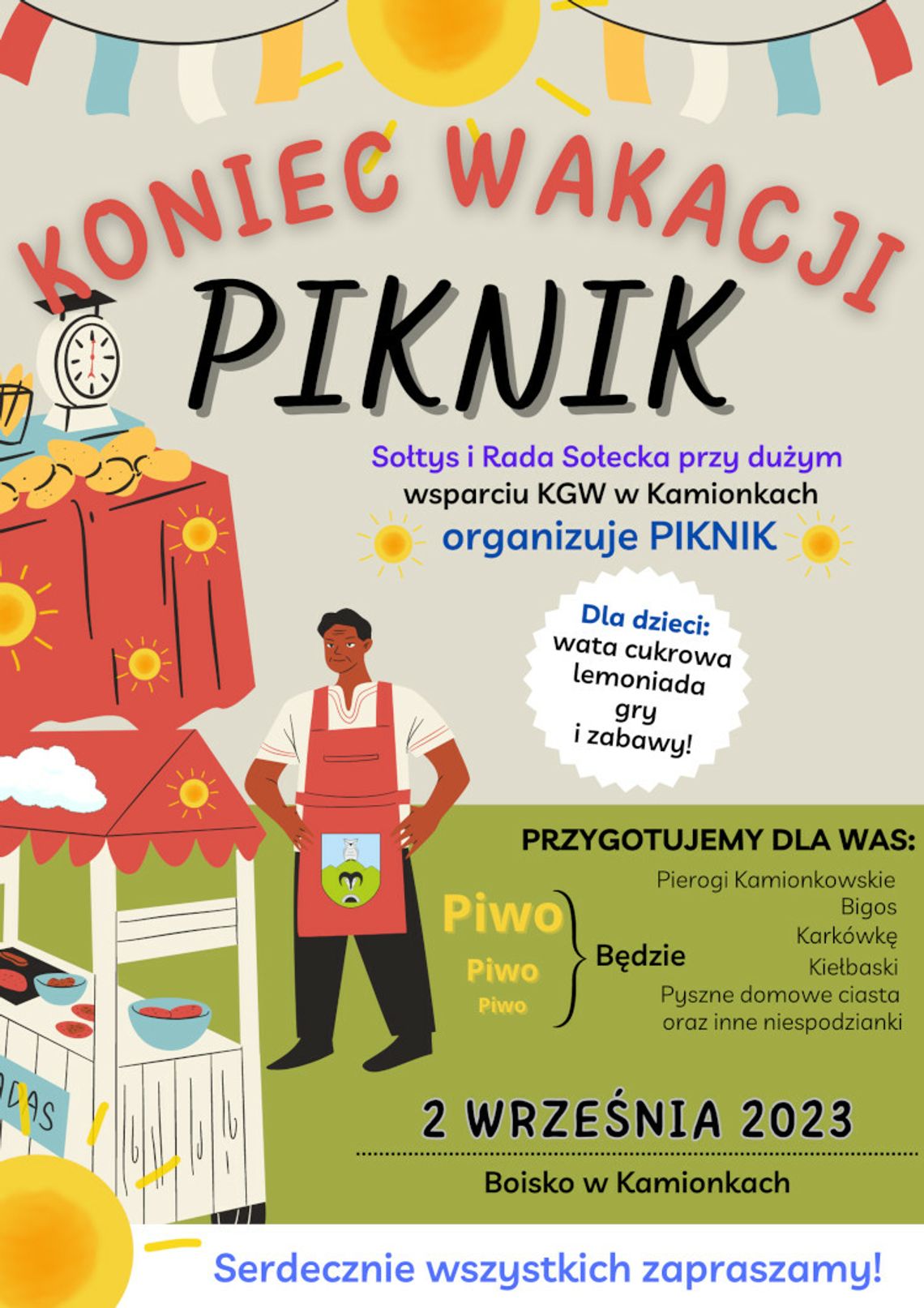 2 IX: Piknik na zakończenie wakacji