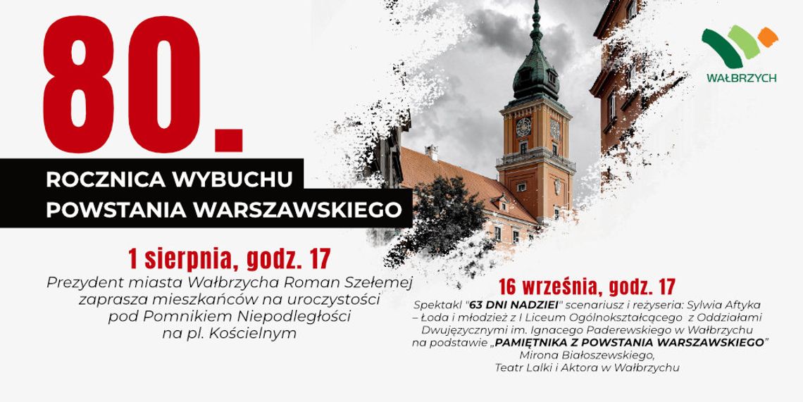 80. rocznica wybuchu Powstania Warszawskiego