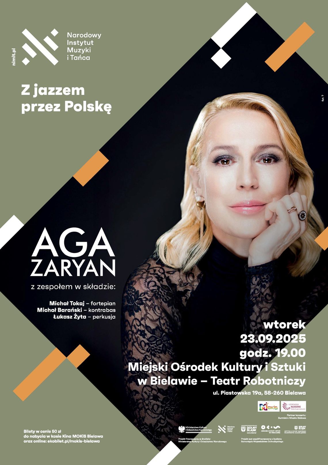 Aga Zaryan po raz pierwszy na scenie Teatru Robotniczego w Bielawie!