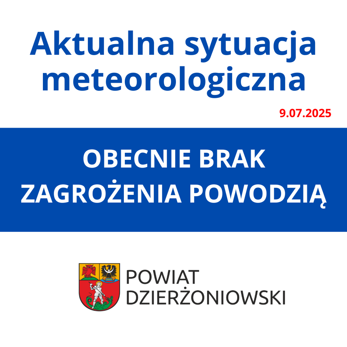 Aktualizacja sytuacji pogodowej Aktualizacja sytuacji pogodowej