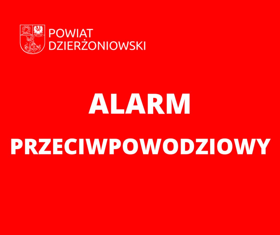 Alarm przeciwpowodziowy na terenie powiatu dzierżoniowskiego