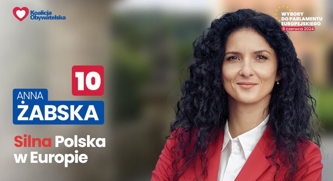 Anna Żabska - kandydatka do Europarlamentu z listy KO