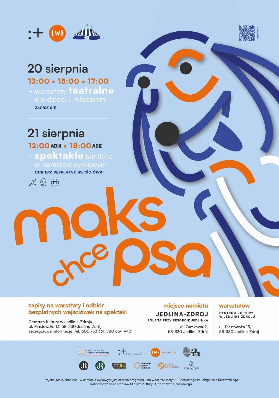 Bezpłatny teatr familijny w namiocie cyrkowym w Jedlinie-Zdroju - odbierz wejściówkę i przeżyj niezwykłą przygodę! Bezpłatny teatr familijny w namiocie cyrkowym w Jedlinie-Zdroju - odbierz wejściówkę i przeżyj niezwykłą przygodę!