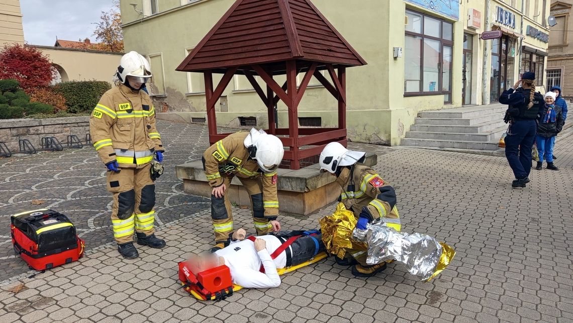 Bielawa, ewakuacja budynku Urzędu Miejskiego