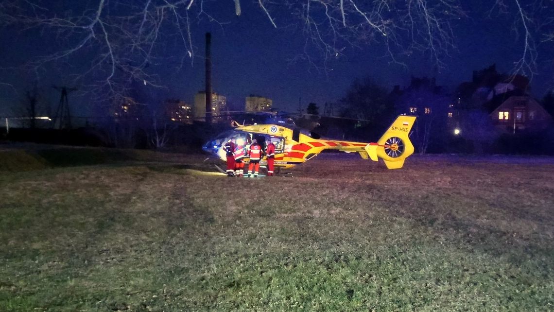 Bielawa. Interwencja Lotniczego Pogotowia Ratunkowego