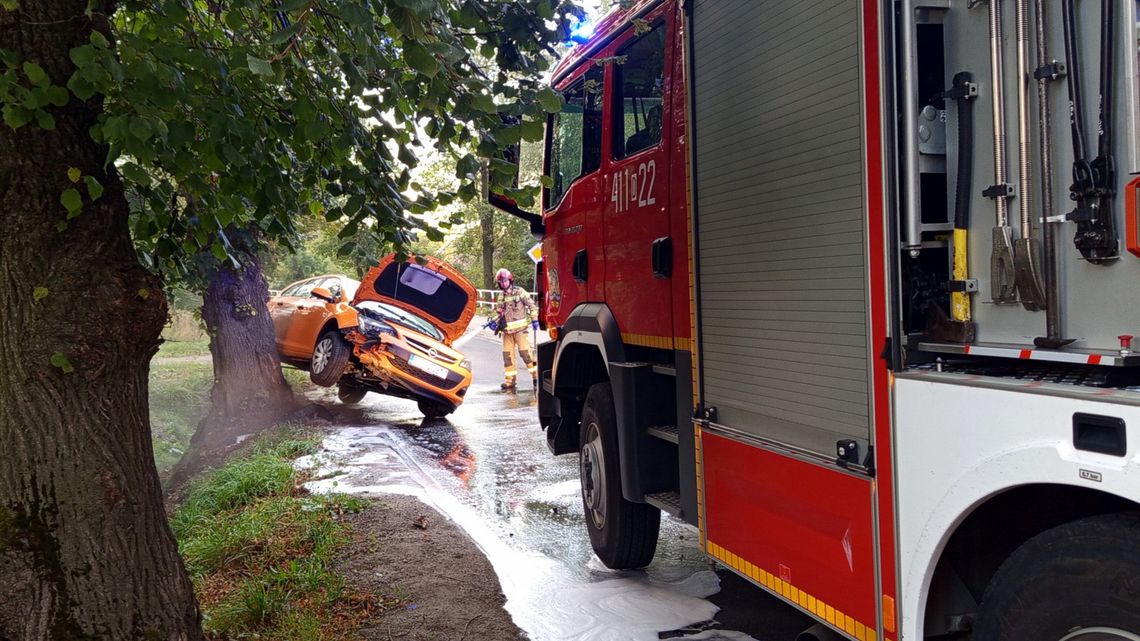 Bielawa, Oplem uderzył w drzewo