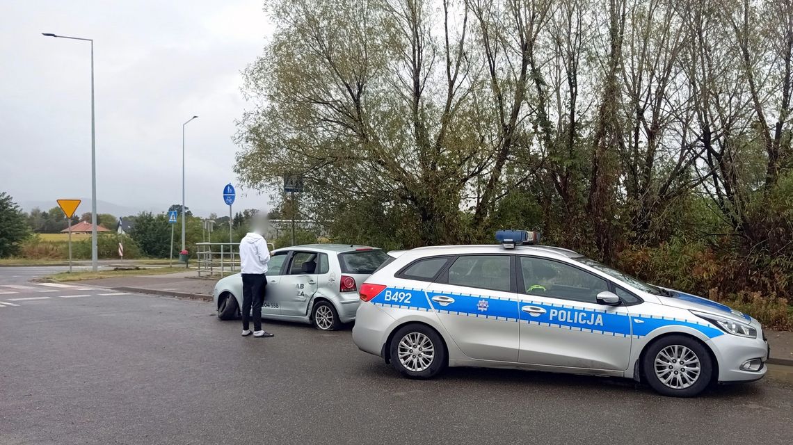 Bielawa, Volkswagenem wypadł z obwodnicy