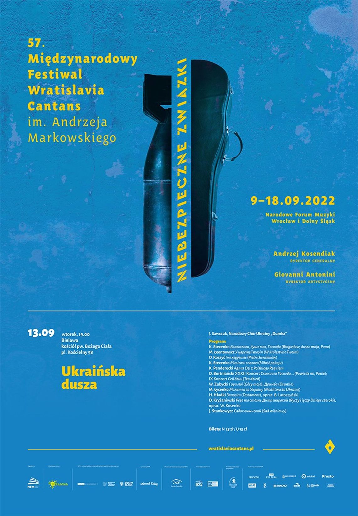 Bielawa:  Wratislavia Cantans już 13 września wyjątkowy koncert