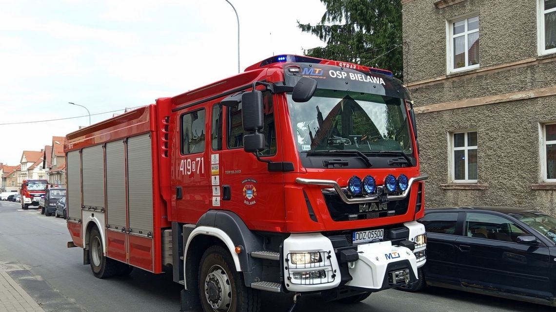 Bielawa, zadymienie w domu na Wolności