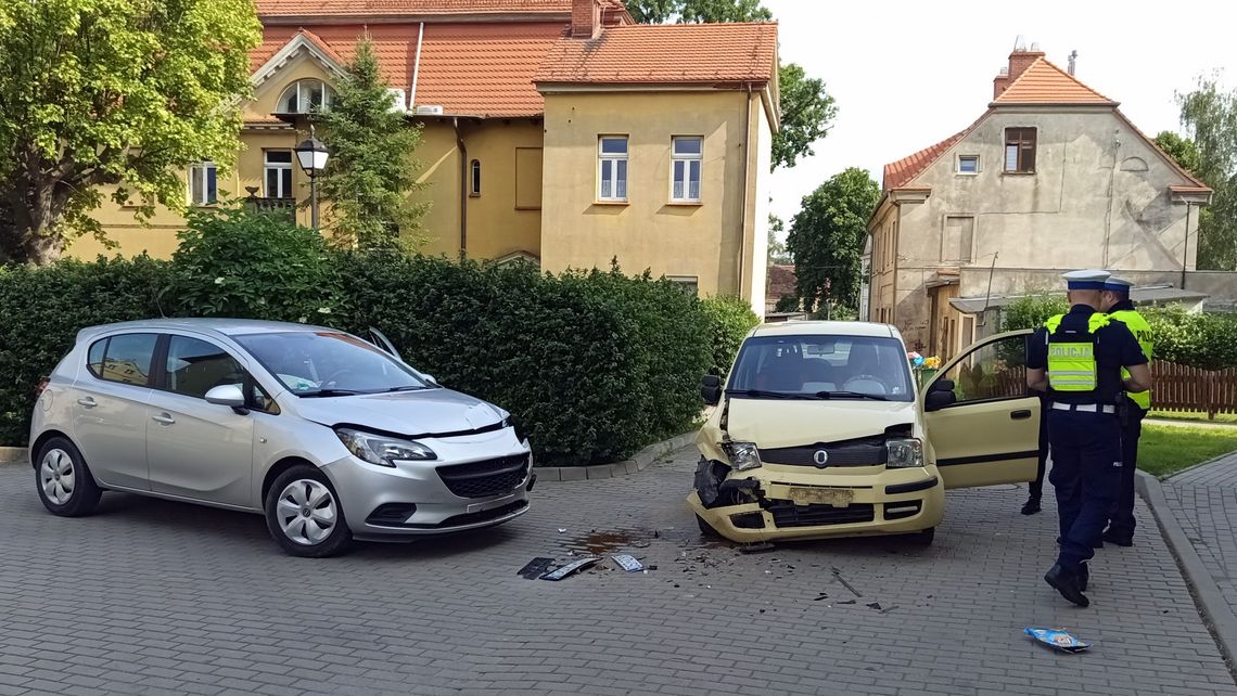 Bielawa, zderzenie Fiata z Oplem