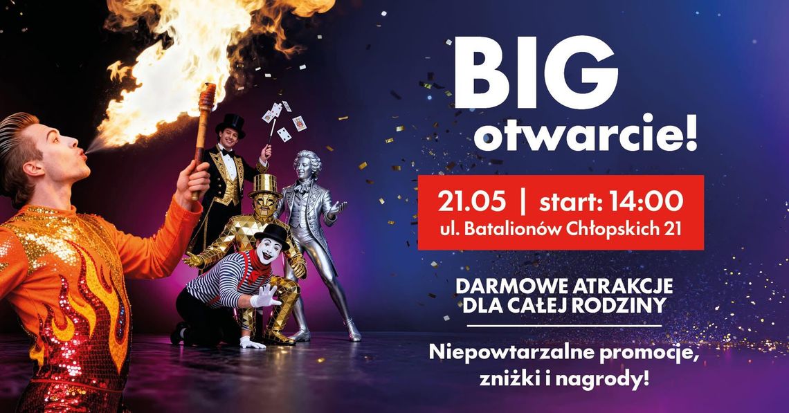 BIG OTWARCIE W DZIERŻONIOWIE! Jesteście gotowi na BIG emocje?