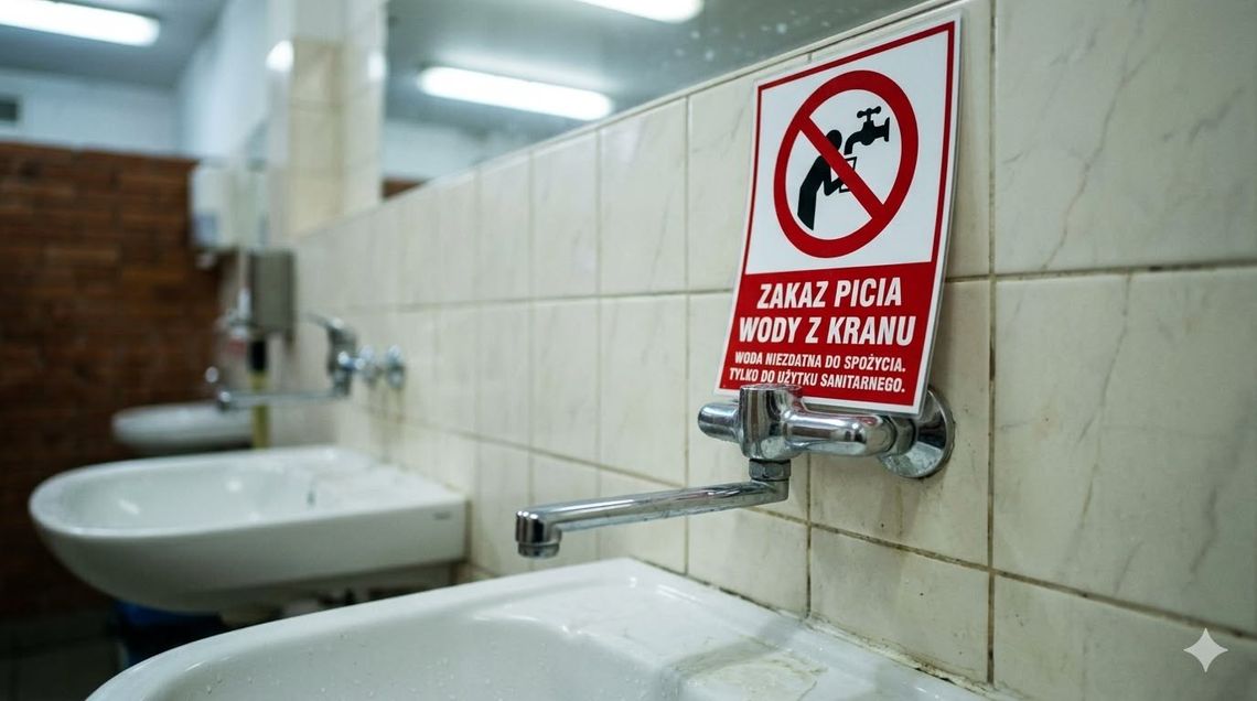 Brak przydatności wody do spożycia decyzja, komunikat Nowa Wieś Niemczańska