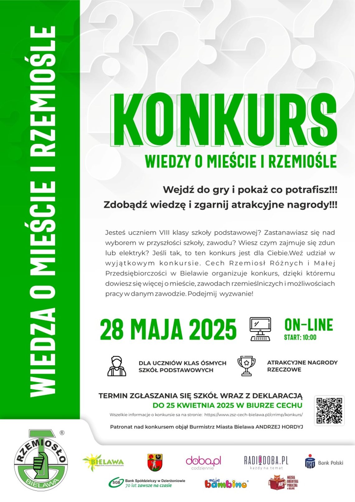 Cech Rzemiosł Różnych zaprsza do udziału w konkursie wiedzy o mieście i rzemiośle