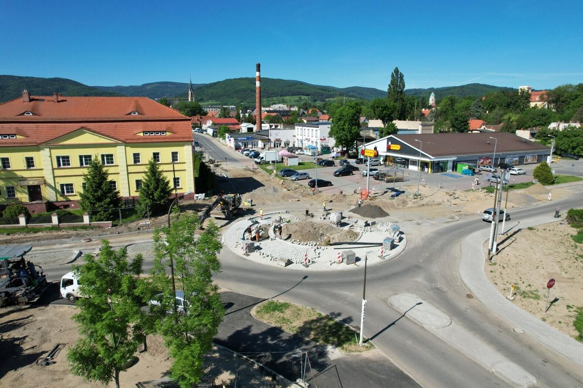 Czasowe zamknięcie skrzyżowania w Pieszycach Czasowe zamknięcie skrzyżowania w Pieszycach