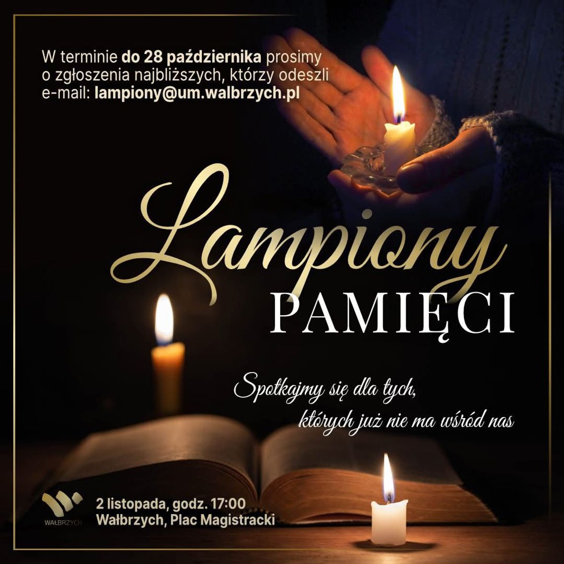 Czekamy na zgłoszenia do "Lampionów Pamięci" – Wałbrzych, 2 listopada