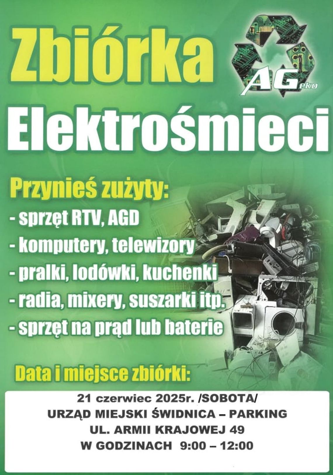 Czerwcowa zbiórka elektrośmieci