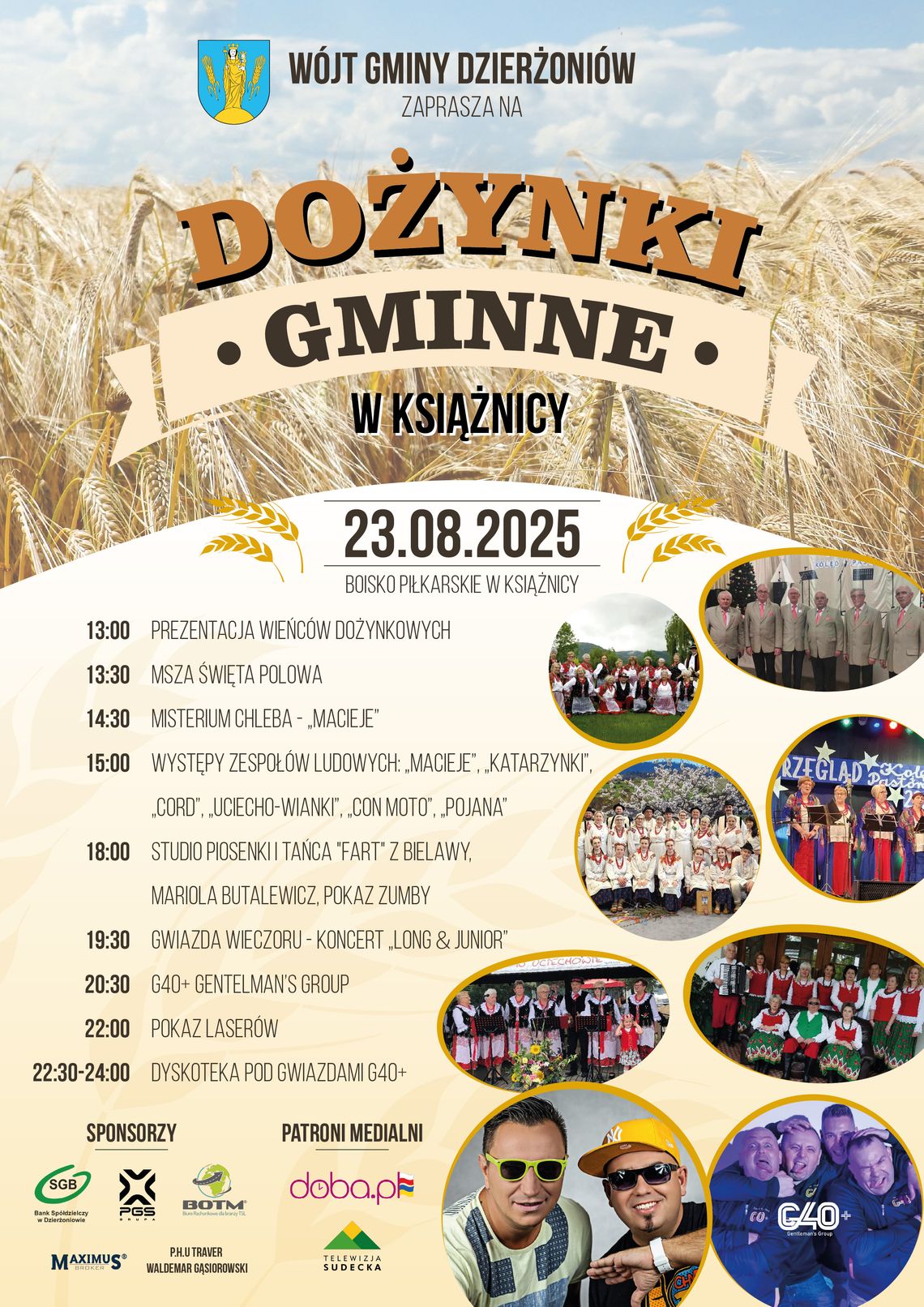 Dożynki Gminne w Książnicy - 23 sierpnia 2025 roku