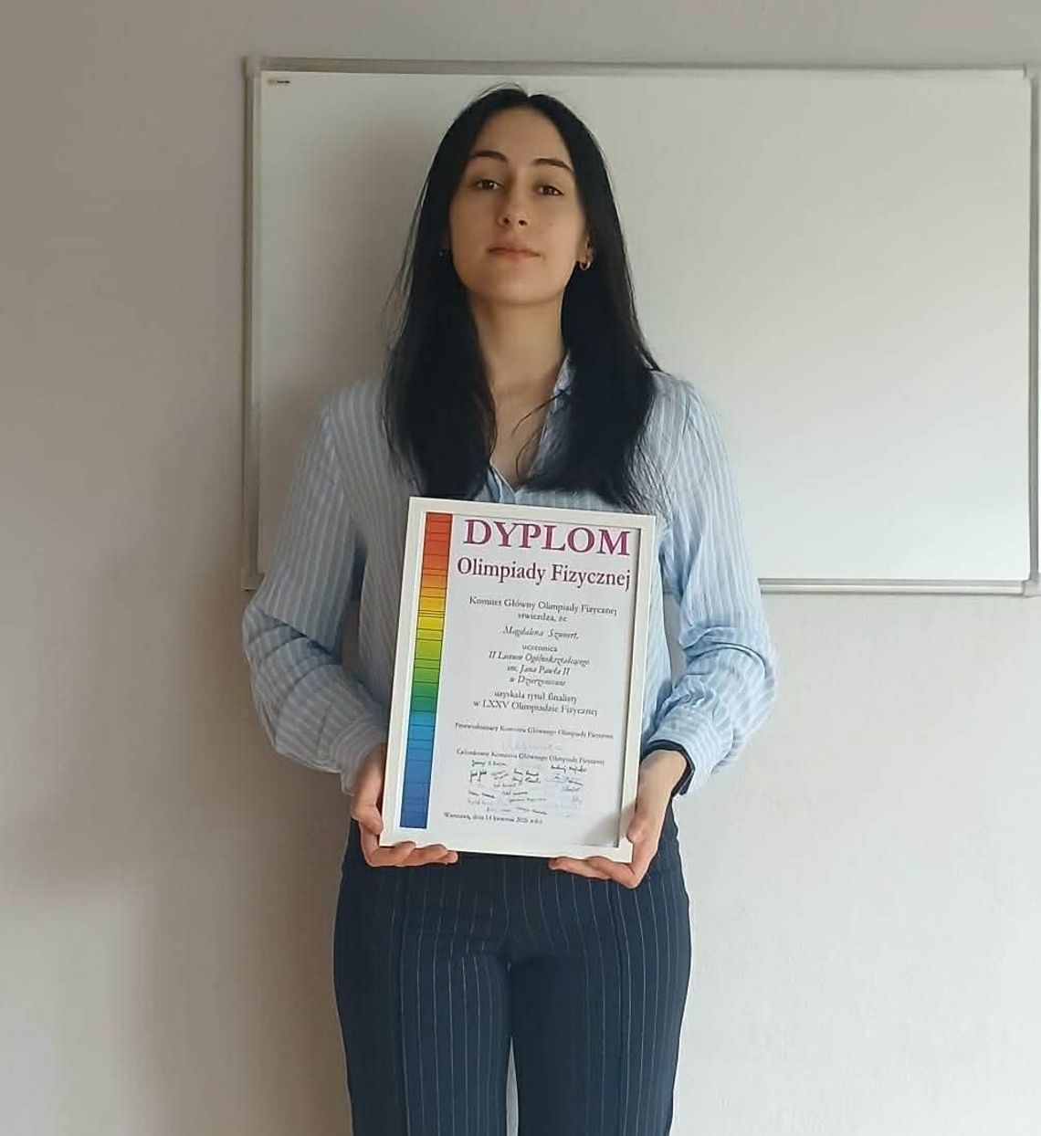 Duży sukces Magdaleny Szunert, uczennicy II LO im. Jana Pawła II w Dzierżoniowie