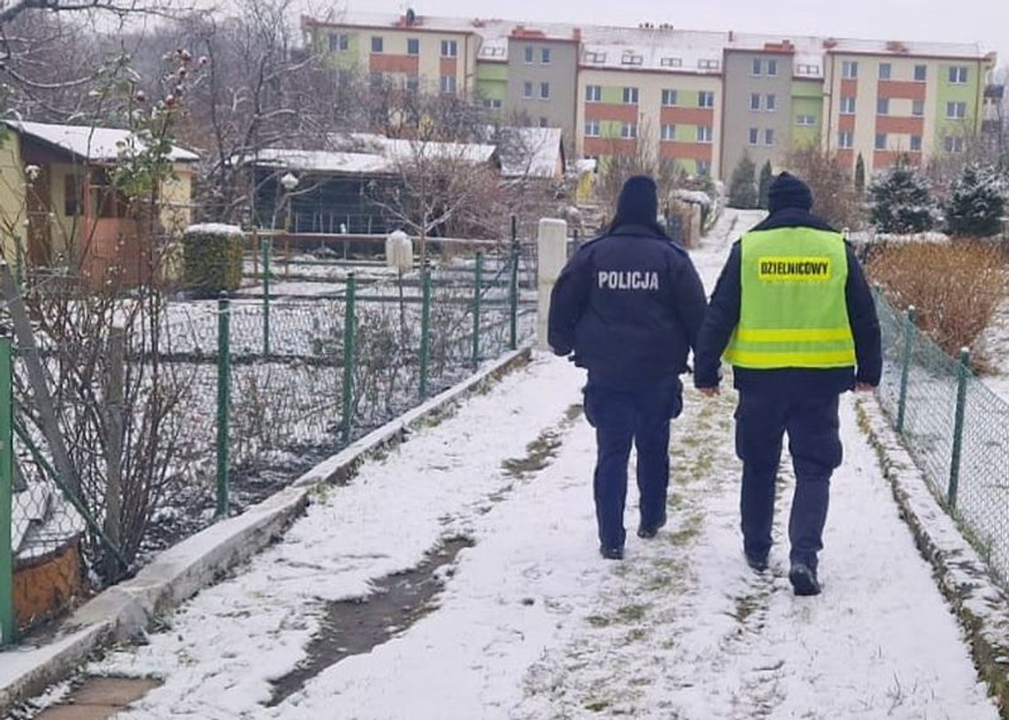 Dzielnicowi z Bielawy w ramach akcji „Zima 2024”