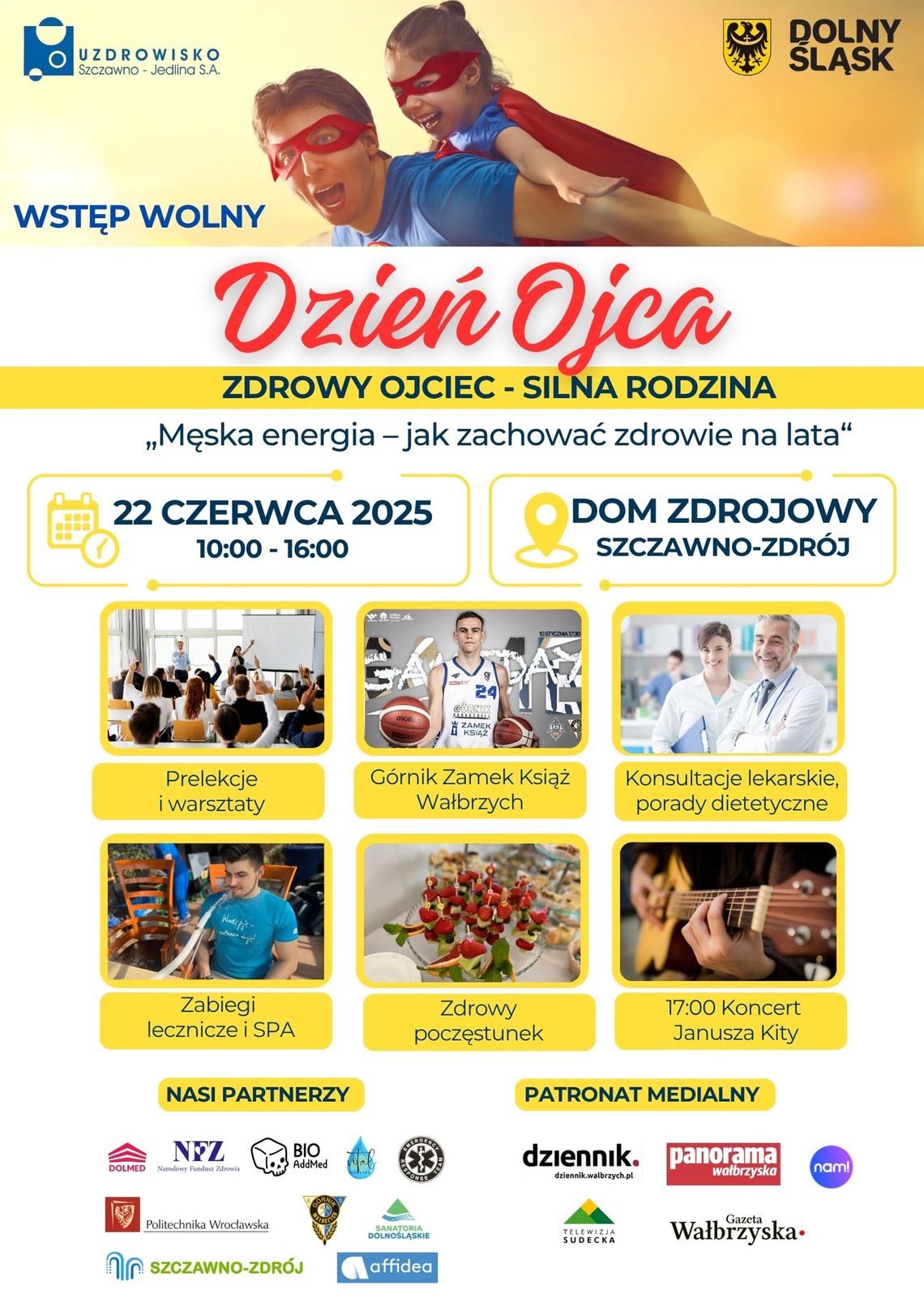 Dzień Ojca w Szczawnie-Zdroju: „Zdrowy Ojciec, Silna Rodzina” już 22 czerwca!