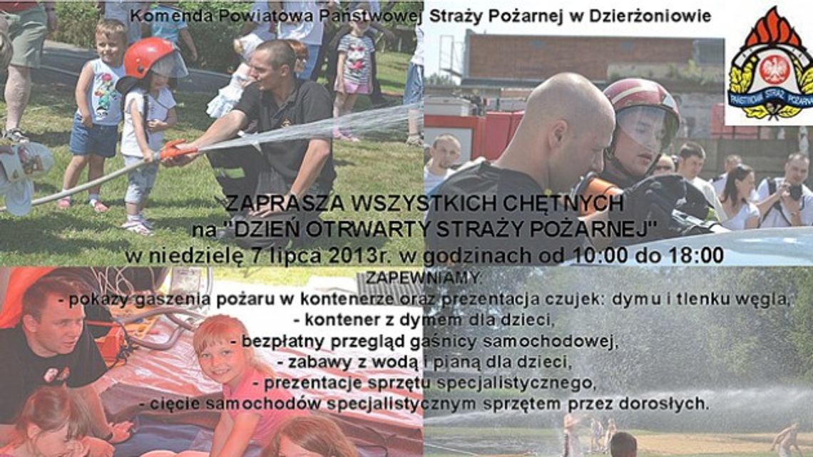 DZIEŃ OTWARTY STRAŻY POŻARNEJ DZIEŃ OTWARTY STRAŻY POŻARNEJ