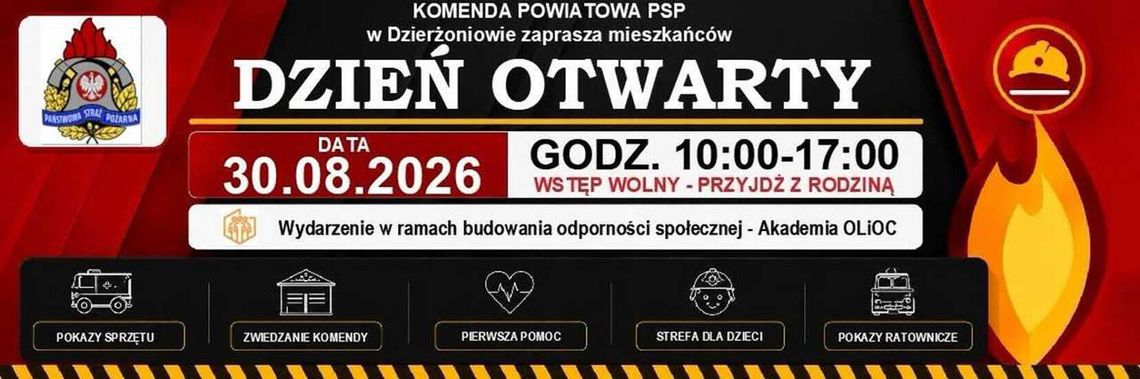 Dzierżoniów. Dzień Otwarty w Komendzie Powiatowej Państwowej Straży Pożarnej