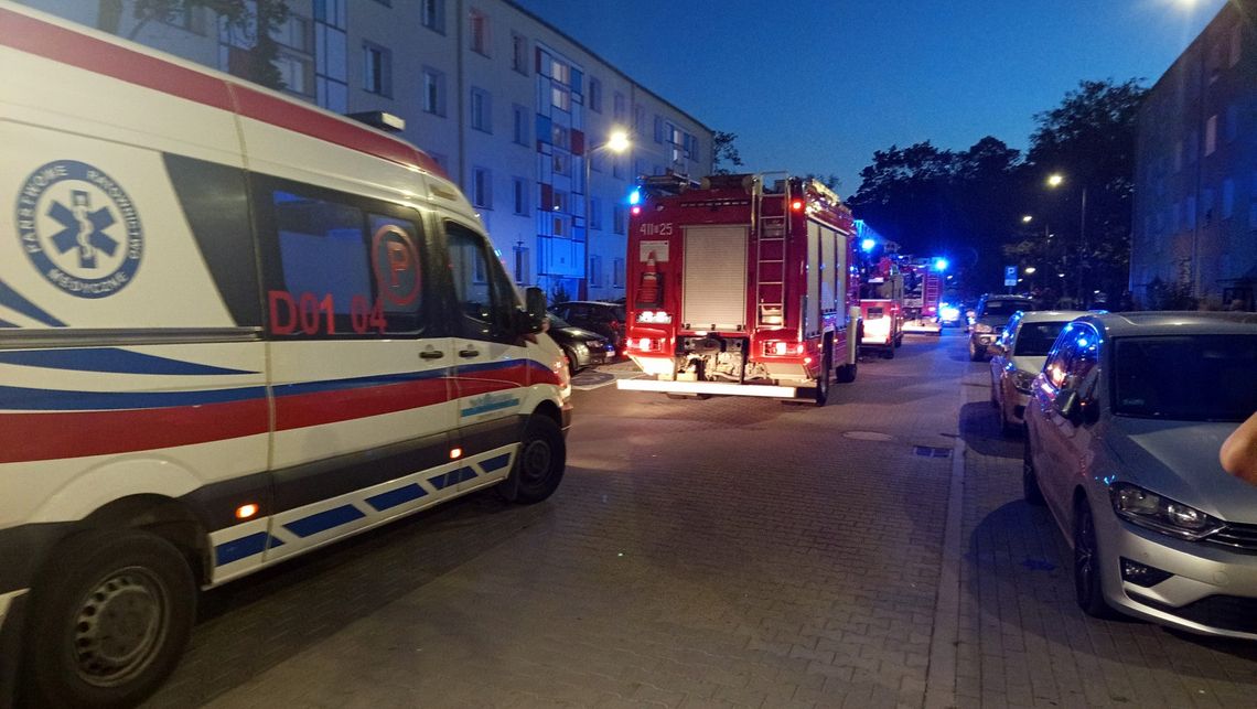 Dzierżoniów, interwencja służb  na Osiedlu Kolorowym